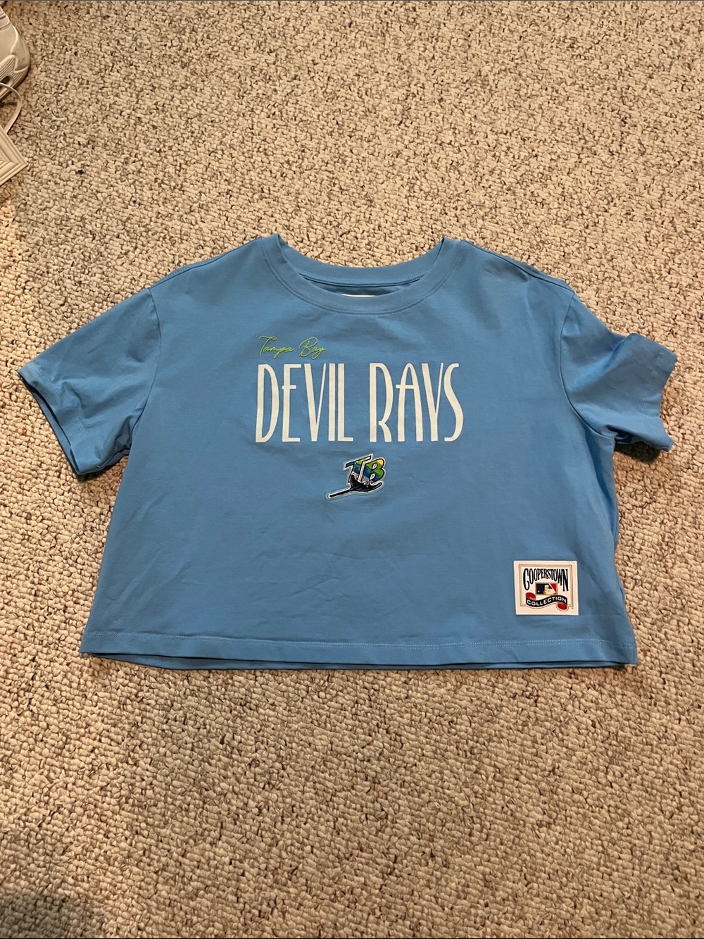 Pro Standard Tampa Bay Rays Cropped Tee